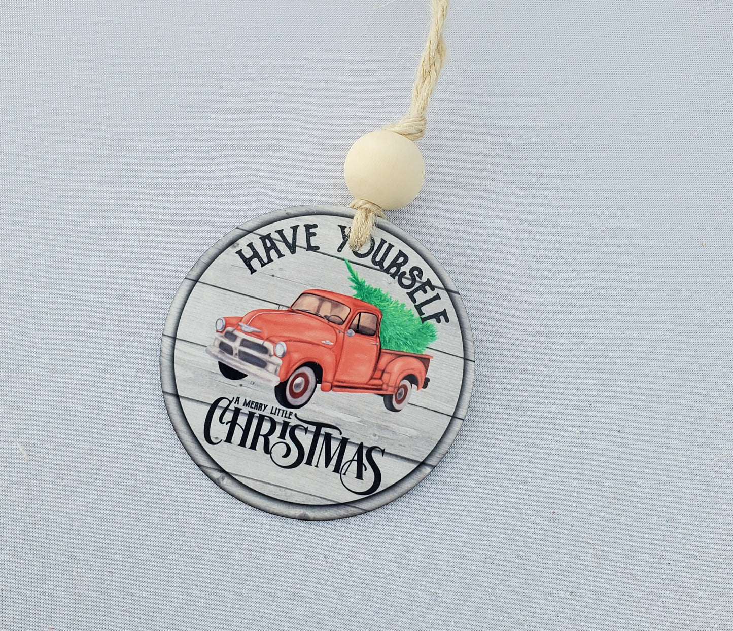 Have Yourself a Merry Christmas Truck Ornament
